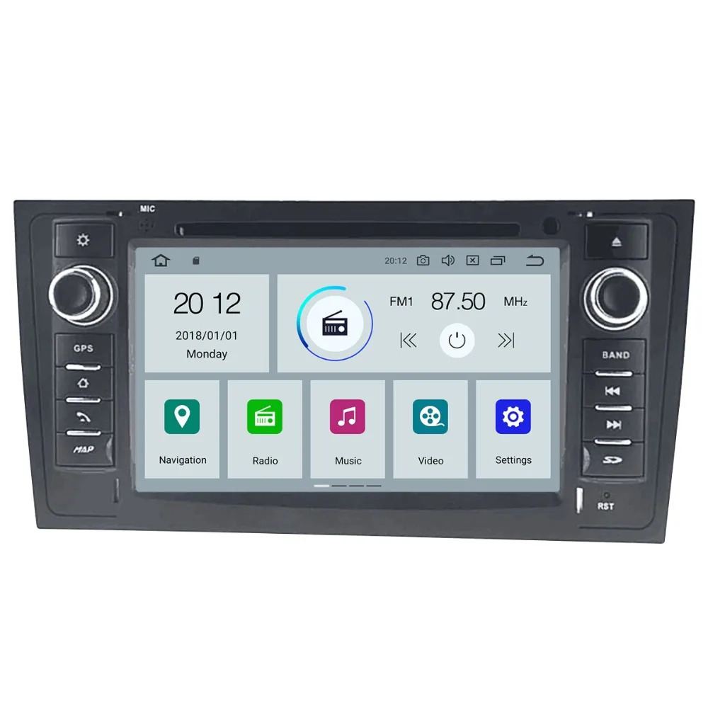 Автомобильный DVD плеер Aotsr мультимедийный видеоплеер на Android 9 0 с GPS 4 Гб + 32 ГБ 2 16