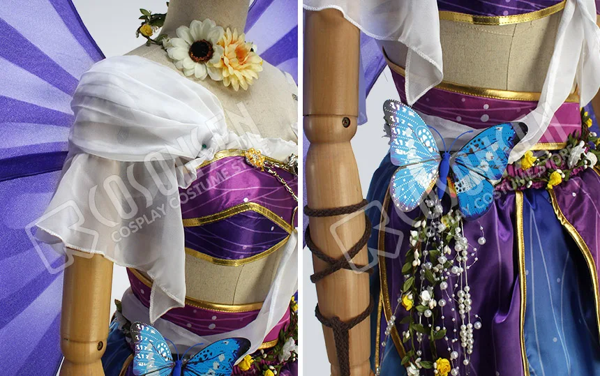 COSPLAYONSEN Love Live! Косплей костюм с крыльями из страны Феи вера. После пробуждения Toujou