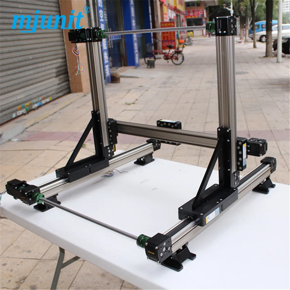 XYZ моторизованная линейная ступень с 57 шаговым двигателем Linear Stage ручной