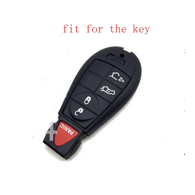 ZAD силиконовый чехол для ключей от машины Jeep For Chrysler Dodge Durango Grand Caravan Cherokee дротика