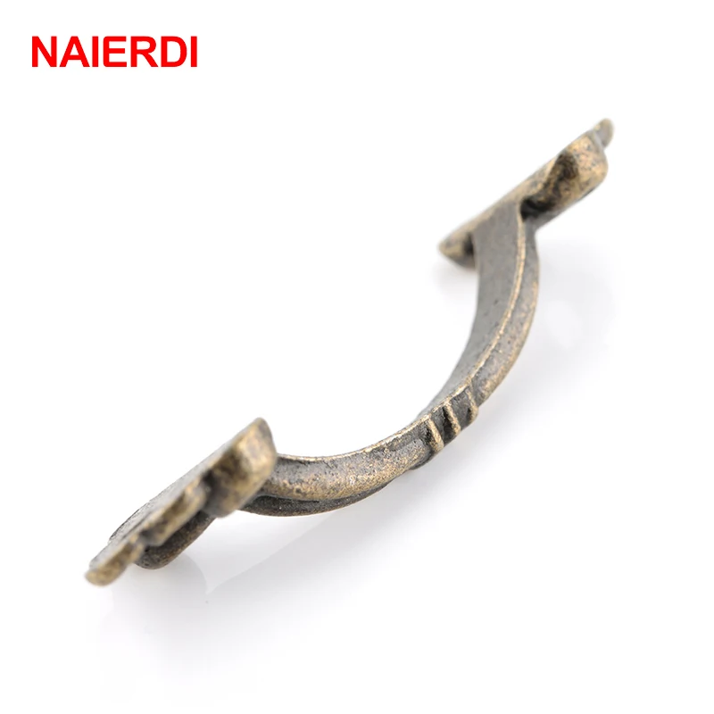 NAIERDI ящик для ювелирных изделий с ручками из цинкового сплава бронзовая ручка