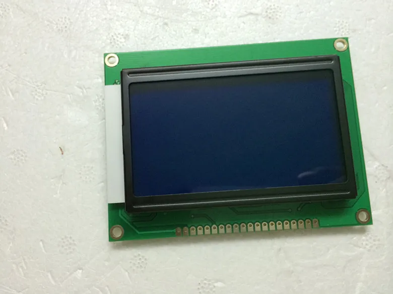 12864M Библиотека китайских иероглифов ST7920 ЖК синий экран 5V 20PIN | Электроника