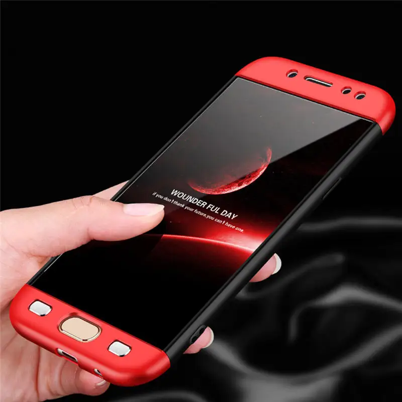 YOKIRIN 360 Full Protection + Thin Protective Cover Case For Samsung Galaxy J5 J530 J7 J730 2017 (Eurpe Version) Coque Funda |