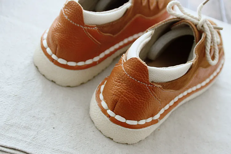 Careaymade из натуральной кожи в винтажном стиле Туфли одиночные туфли женская обувь