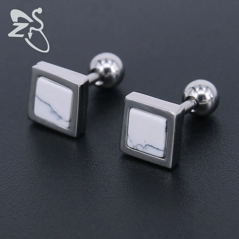 Серьги гвоздики из нержавеющей стали гипоаллергенный пирсинг|stud earrings|ear stud