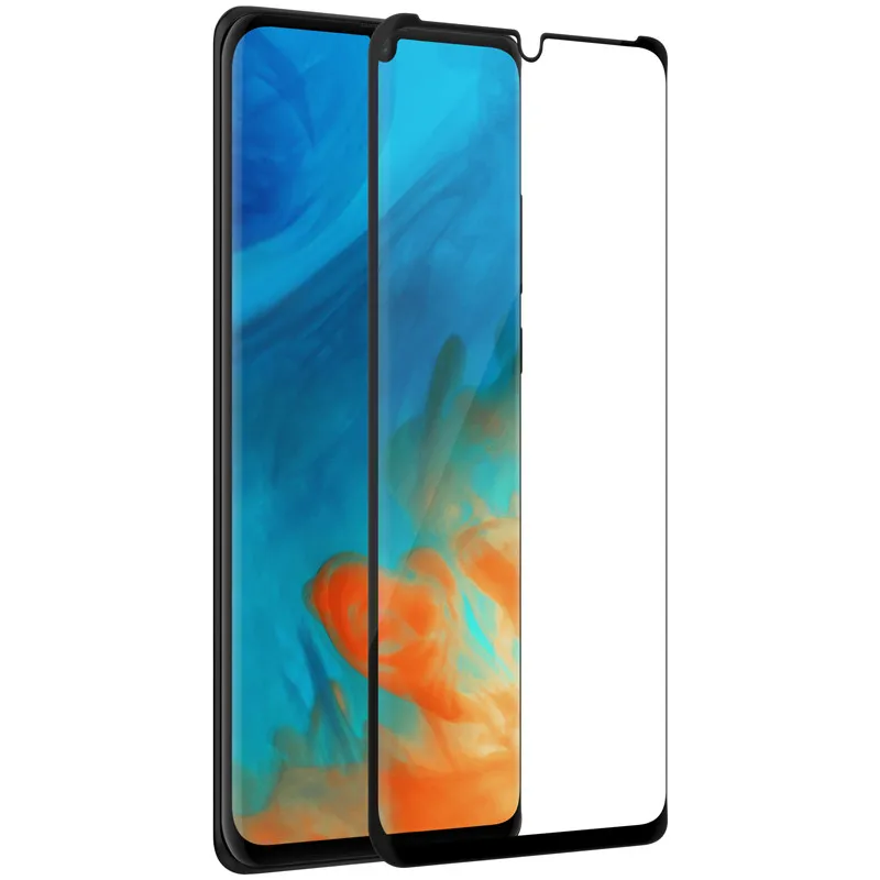 black NILLKIN Amazing 3D CP+ MAX полное покрытие нанометр Анти-взрыв 9H Закаленное стекло протектор экрана для huawei P30 Pro - Цвет: black
