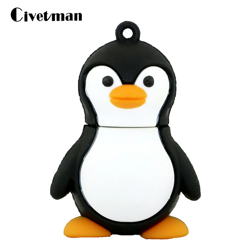 Горячая Распродажа USB флэш накопитель с милыми пингвинами 2 0 карта памяти Флеш 8