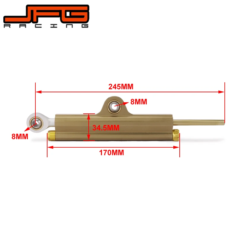 

Motorcycle Universal Adjustable Steering Rhombus Lozenge Damper Stabilizer Linear For KTM HONDA YAMAHA SUZUKI Street Dirt Bike