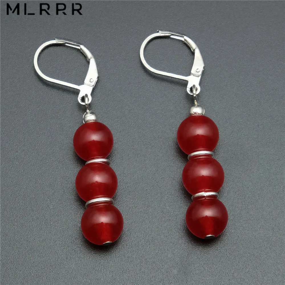 Винтажные классические серьги подвески из натурального камня|Серьги-подвески| |