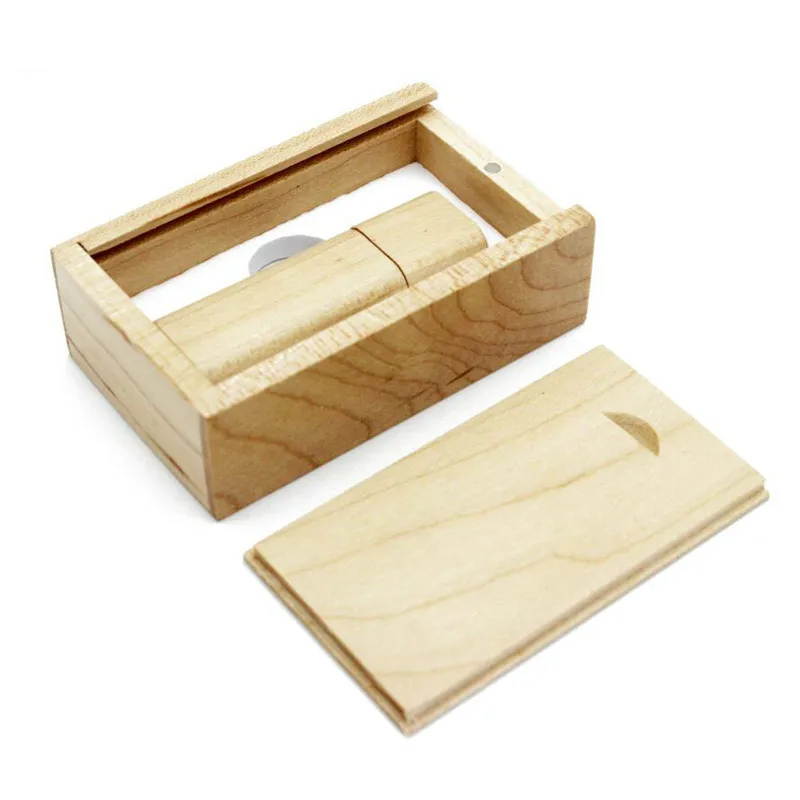 Деревянная бамбуковая + деревянная коробка USB флэш накопитель драйвер pendrive 128 ГБ