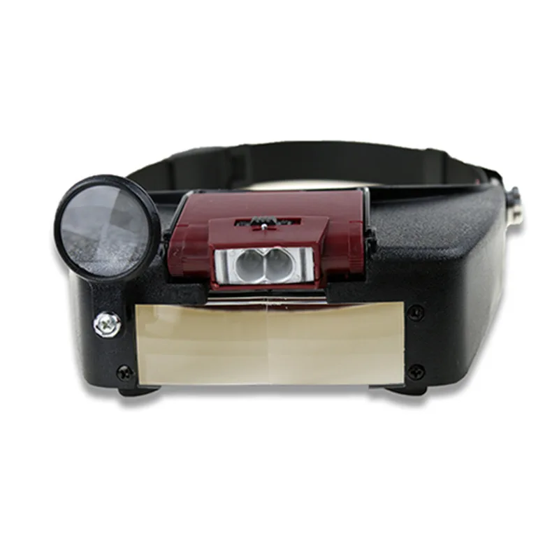 2016 Распродажа Лупа микроскоп шлем Стиль Стекло увеличительное Очки волчанка con Luz