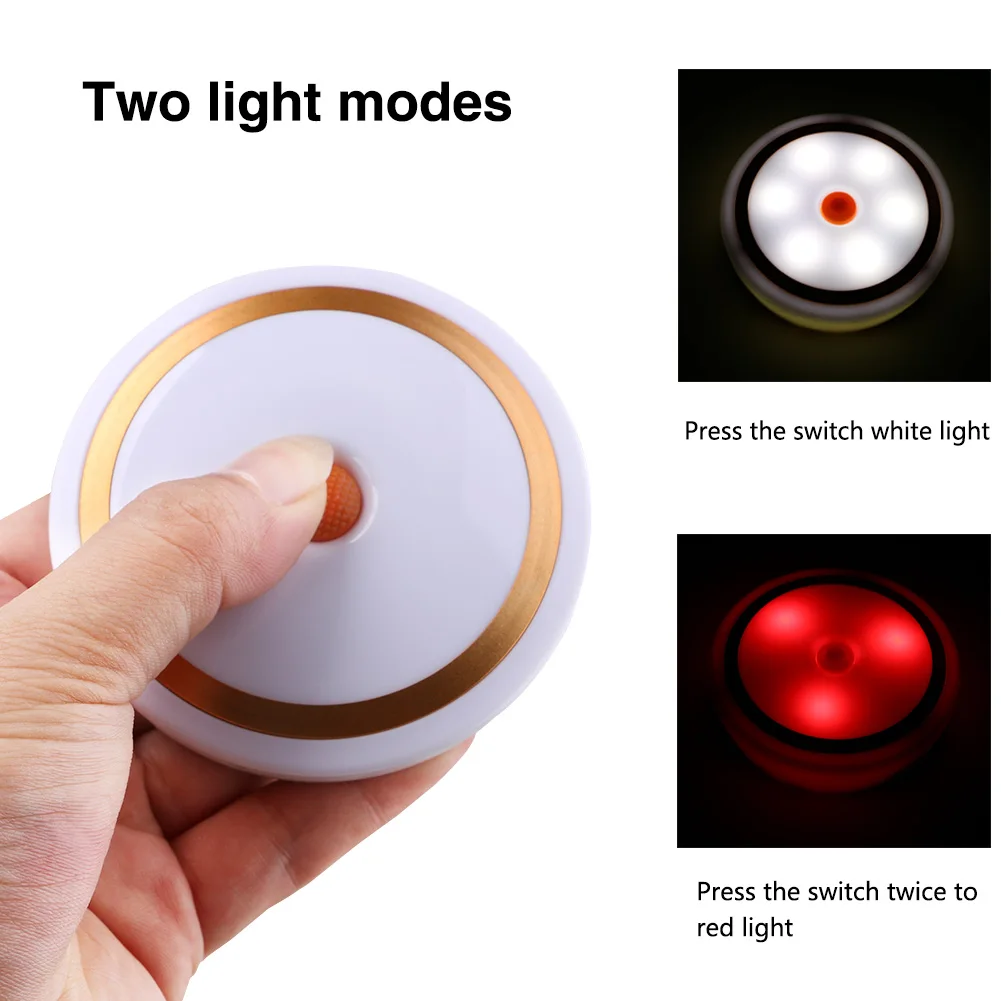

New Arrival LED Cabinet Light Wall Night Light Magnet AAA Closet Cabinet Wardrobe Wall Lamp