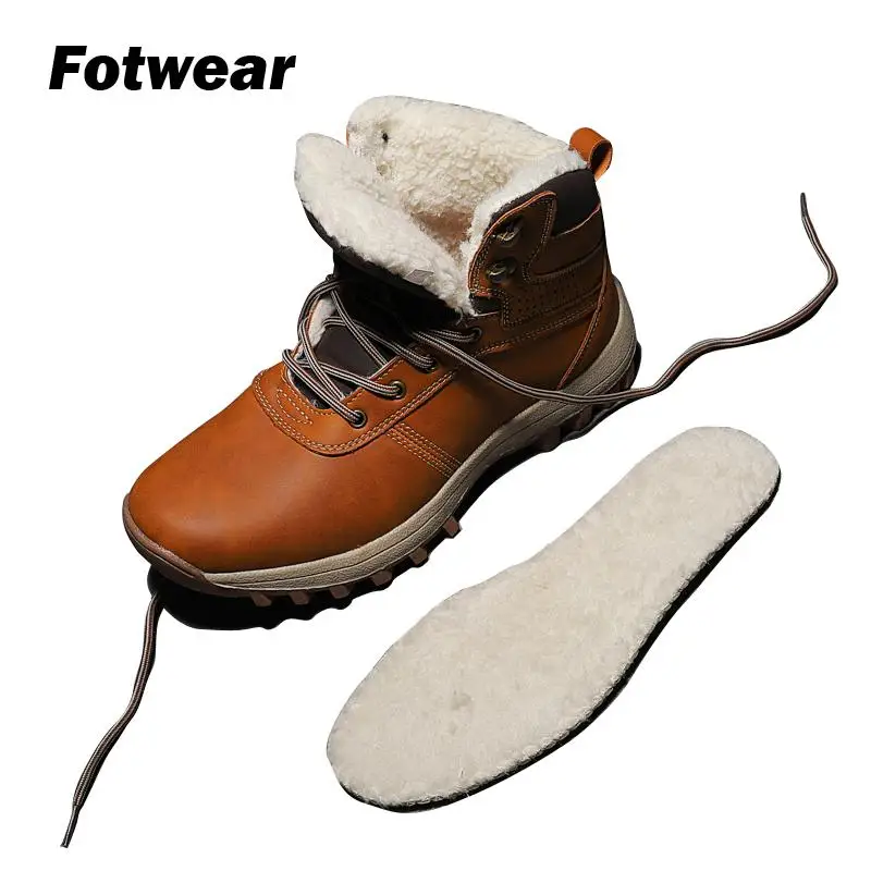 Fotwear/мужские зимние ботинки Повседневная Уличная обувь Хлопковая Большие