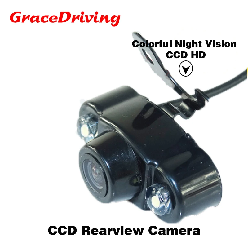 

CCD Universal Waterproof Night Vision HD Car Rear View Reverse Camera for Backup Parking Sensor Color 170 Degrees 12V