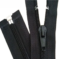 10pcs black 15 180cm zippers open end zipper nylon zipper for sewing garments long coat down jacket diy sewing
