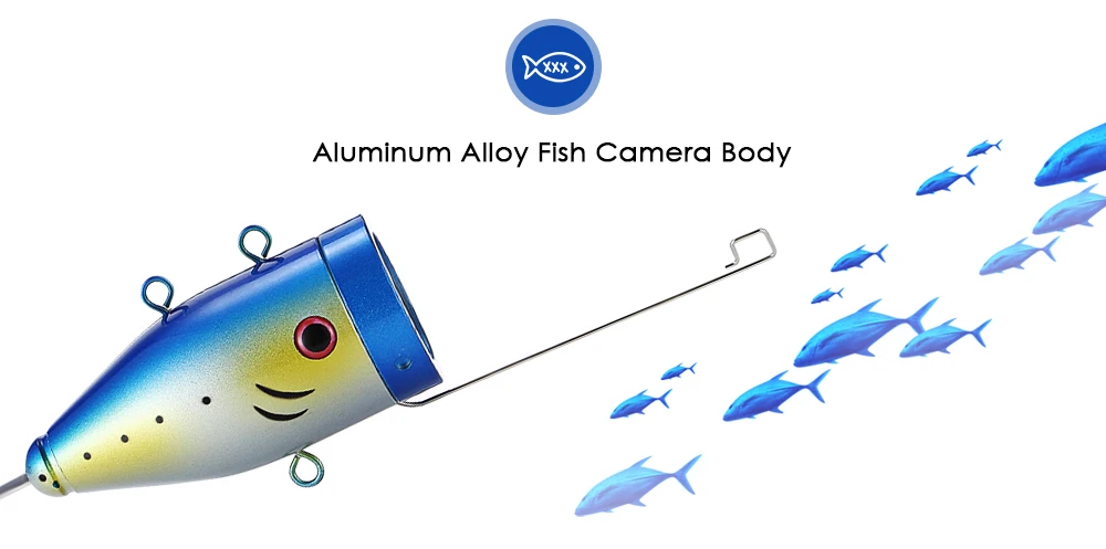 15m 30m 7"in HD 1000TVL Fish Finder Camera Underwater 30pcs White LEDs / IR Lamps Ice Fishing Video Camera 145 Degree IP68