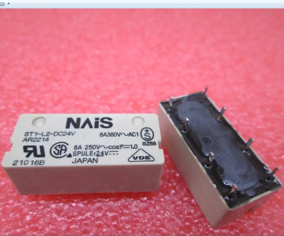 

HOT NEW relay ST1-L2-DC24V ST1-L2-DC24V-F ST1-DC24V ST1 L2-DC24V ST1-L2 DC24V DIP8