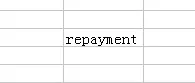 

for repayment