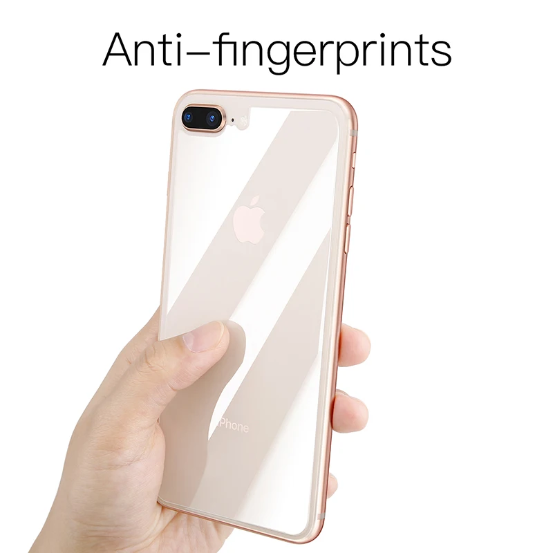 Защитное стекло Baseus для задней панели iPhone 8 0,3 мм, ультратонкое Защитное стекло для iPhone 8 Plus, защита от царапин