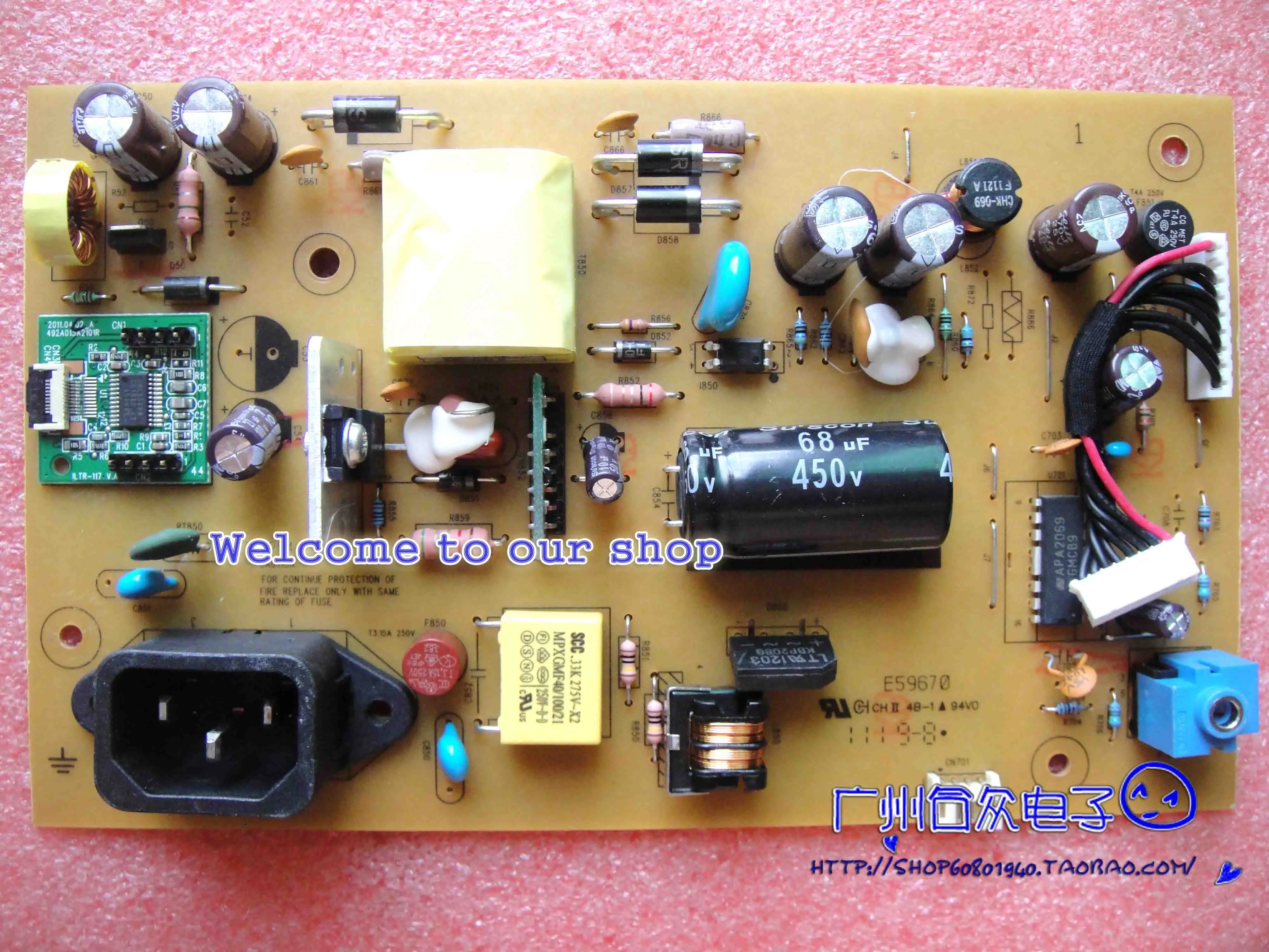 

190V3L ILPI-294 491A015E1400R плата питания с аудио