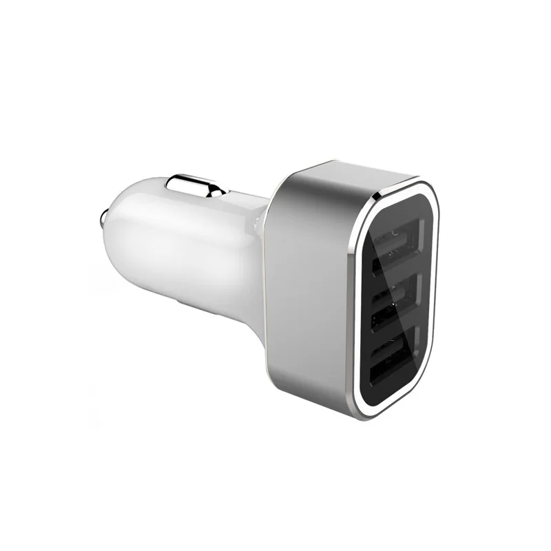 Rylybons 3 USB порта для автомобиля 5.2A кабель быстрой зарядки светодиодный индикатор