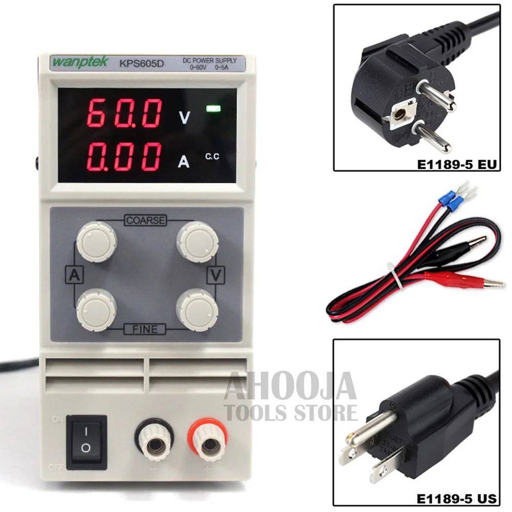 KPS1505D Регулируемый Высокоточный двойной светодиодный переключатель питания постоянного тока 15V5A ремонт ноутбука телефон лабораторное тестирование энергоснабжения