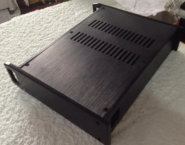 D-090 CNC алюминиевый чехол Корпус шкаф для DIY аудио усилитель мощности 320 мм* 70 мм* 265 мм 320*70*265 мм