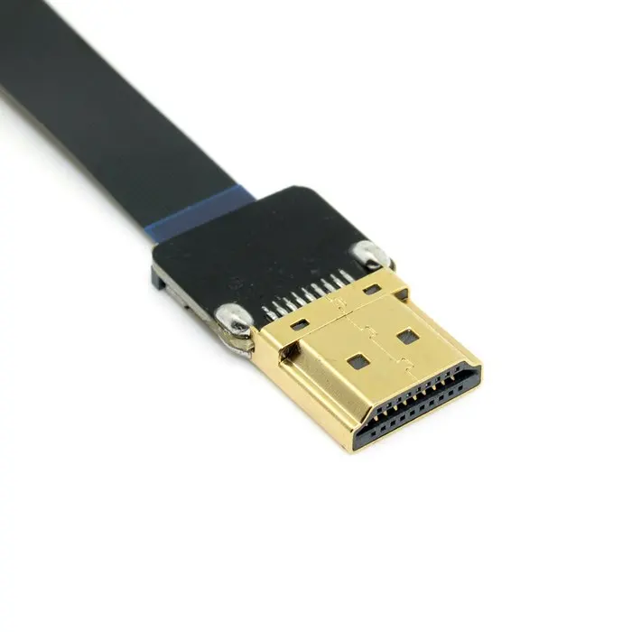 

CY 20cm FPV HDMI-compatible Type A Male to HDMI-compatible Male HDTV FPC Flat Cable for Multicopter Aerial Photography