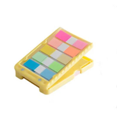 yellow Многофункциональный книжный зажим мини-Блокнот N Times Sticky Notes School Supply Bookmark Post It Label стикер для канцелярских товаров - Цвет: yellow