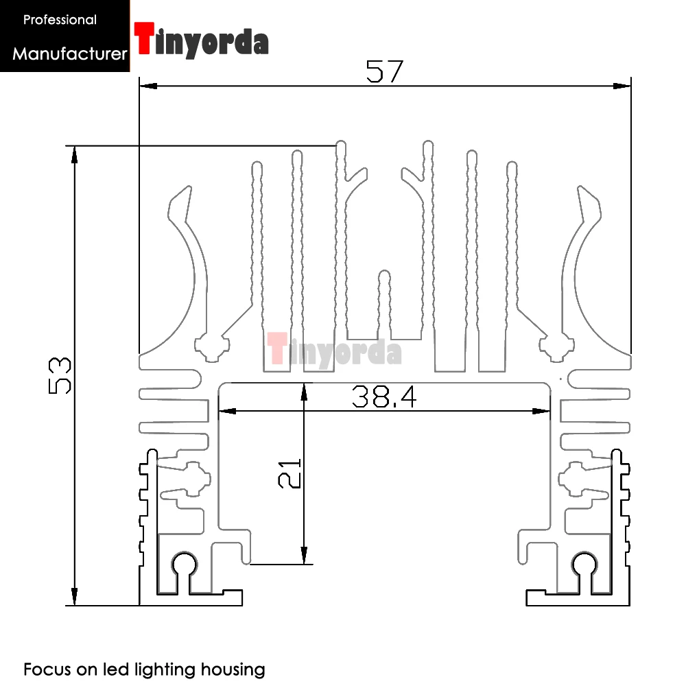 Tinyorda TWH5753 5 шт. (длина 1 м светодиодный 48 Вт 60 Светодиодная уличная настенная лампа