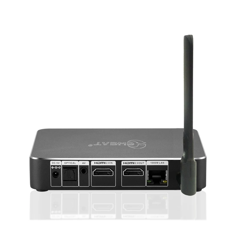 Eweat R9 Mini 2G/8G PK X96 X92 Android 6,0 Bluetooth 4,0 ТВ приставка 3D 4K BD ISO Realtek RTD 1295 Cortex A53 2,4G/5,8G WiFi