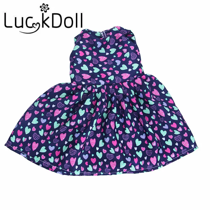 5 новых стильных высококачественных платьев для 43 см яркий подарок детей на день