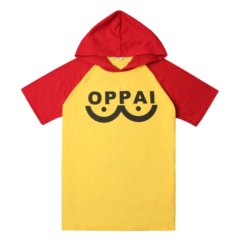 ONE PUNCH MAN Футболка оппай для костюмированной вечеринки костюм с короткими