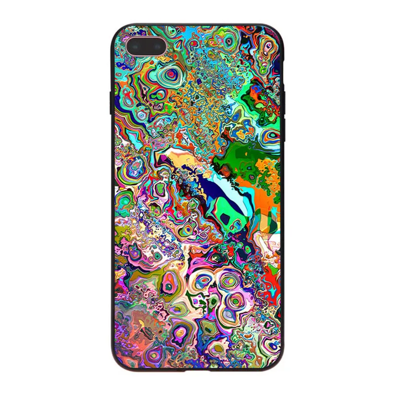 MaiYaCa Psychedelic Trippy art poster в продаже мягкие Аксессуары для телефона чехол iPhone 8 7 6 6S Plus X