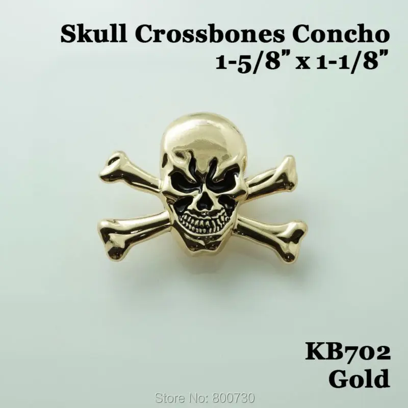 (KB702) оптовая продажа 50 шт. 1 5/8 ''ковбойская декоративная пуговица с черепом