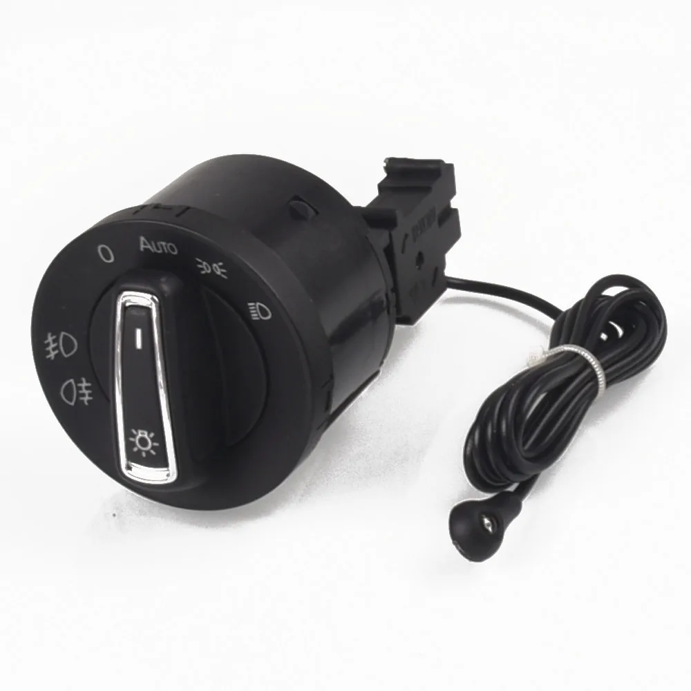 Хромированный модуль замены переключателя автомобильной фары 5GG941431D для VW Golf MK7 7