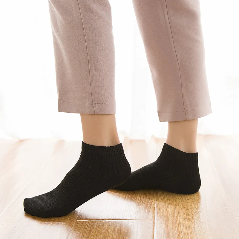 2017 новые весенние двухигольные женские носки корабль карамельные цвета тонкие
