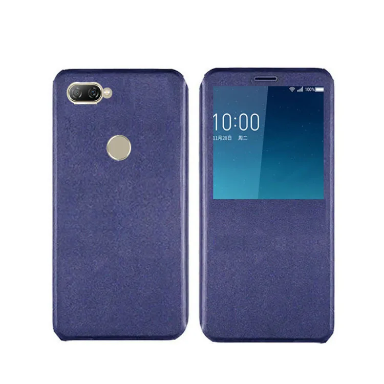 KIYLCZXYCM для huawei P Smart Case оригинальный вид окна флип кожаный чехол на enjoy 7 s 5 65 дюймов