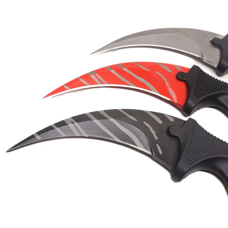 CS GO Karambit ножи тактический карманный нож Лезвие из нержавеющей стали Открытый EDC