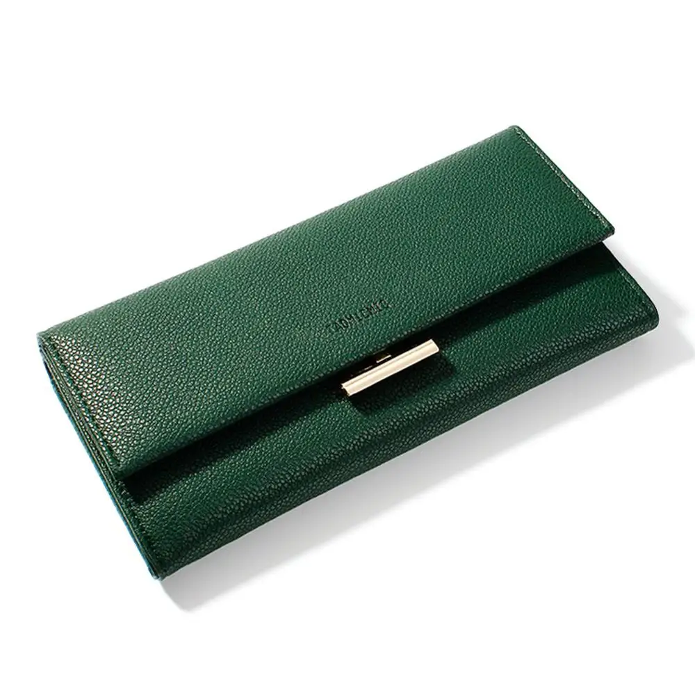 Organizer Wallets Fashion Hasp Leather Wallet Female Purse Clutch Coin Long Luxury Brand Women | Багаж и сумки