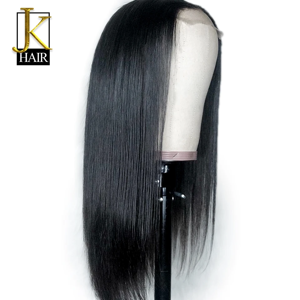Glueless прямые волосы парик Remy бразильский синтетические на кружеве человеческие