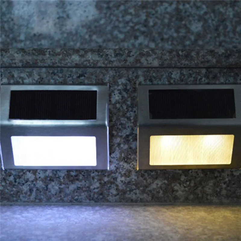 

1 шт. светодиодный светильник на солнечной батарее IP44 светодиодный светильник на солнечной батарее из нержавеющей стали 2 светодиодный свет...