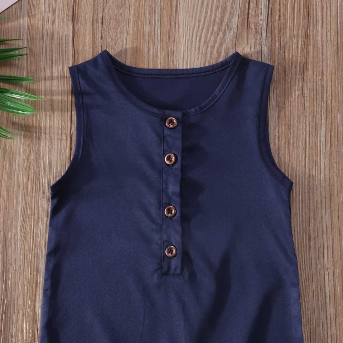 Модный хлопковый комбинезон для новорожденных девочек Летний без рукавов|cotton