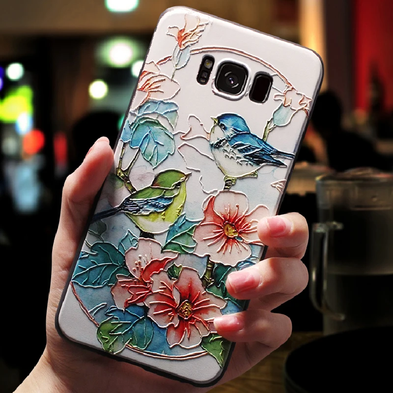 Yonlintan силиконовый 3d coque чехол для samsung galaxy s8 s 8 оригинальный роскошный мобильный