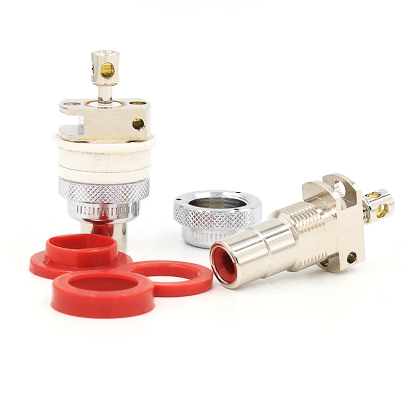 4 шт. Yter родиевое покрытие RCA гнездо шасси женский hifi аудио Без припоя|audio socket|rca