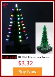 Новейший красочный RGB елки светодиодные электронные diy Набор