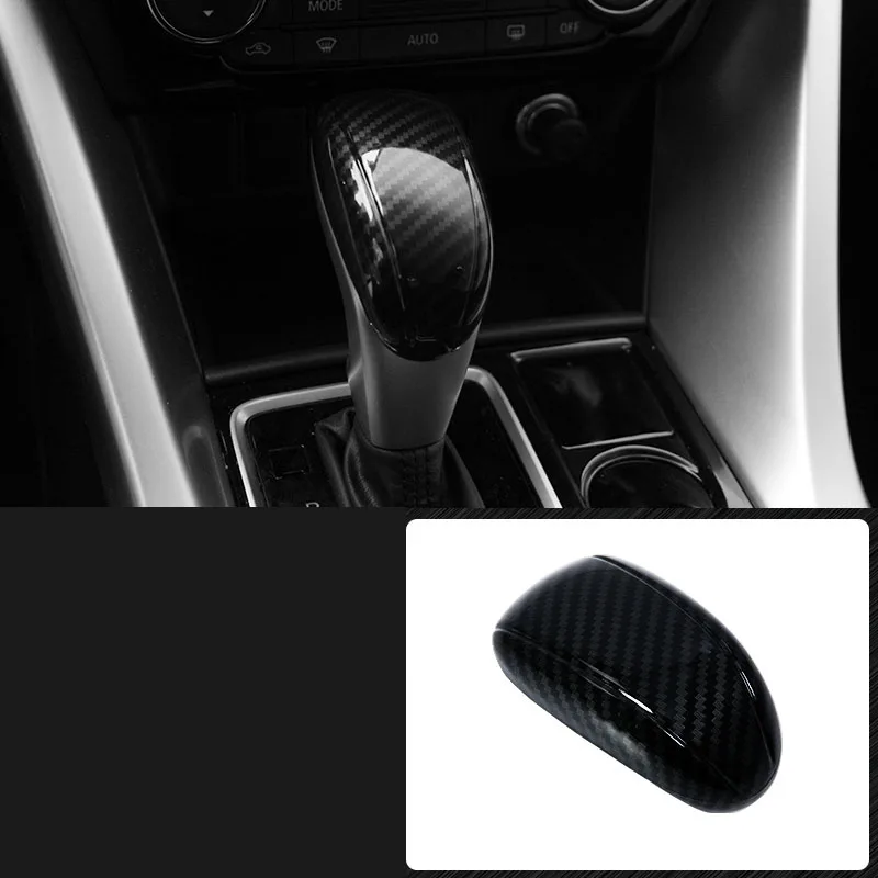 carbon fiber 1pcs Центральный рычаг управления подлокотник розетка панель блесток анти-kick pad интерьерные аксессуары для Mitsubishi ECLIPSE CROSS - Цвет: carbon fiber 1pcs