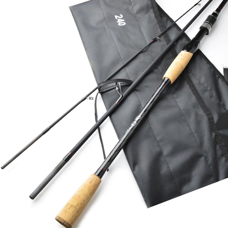 

TOMA Spinning Fishing Rods Casting 2.1m 2.4m M Power 3 Section 6-16g Fast Action Lure Rod 99% Carbon Fiber Travel Rod