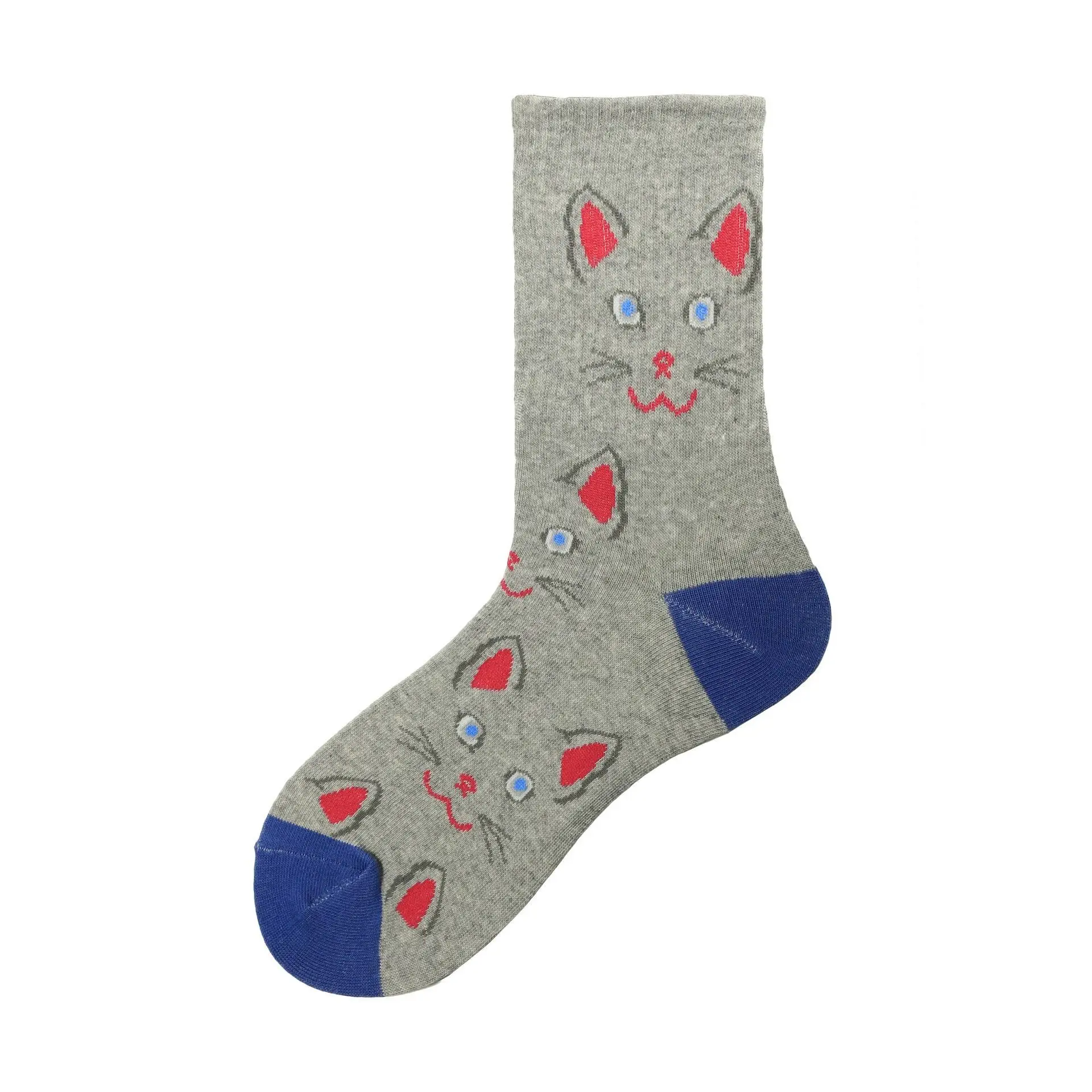 Хлопковые женские носки повседневная Милая уличная одежда дизайнерские