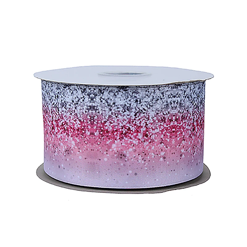 

FLRA Ribbon Sparkling ombre grosgrain ribbons for holiday celebration